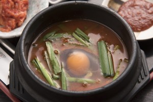 ｢うさとら定食｣の純豆腐チゲ